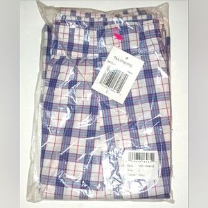 TAYLOR BYRD NAVY,WHITE AND RED PLAID MEN BOXERS